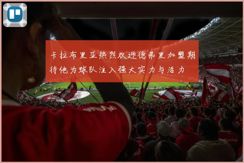 卡拉布里亚热烈欢迎德弗里加盟期待他为球队注入强大实力与活力